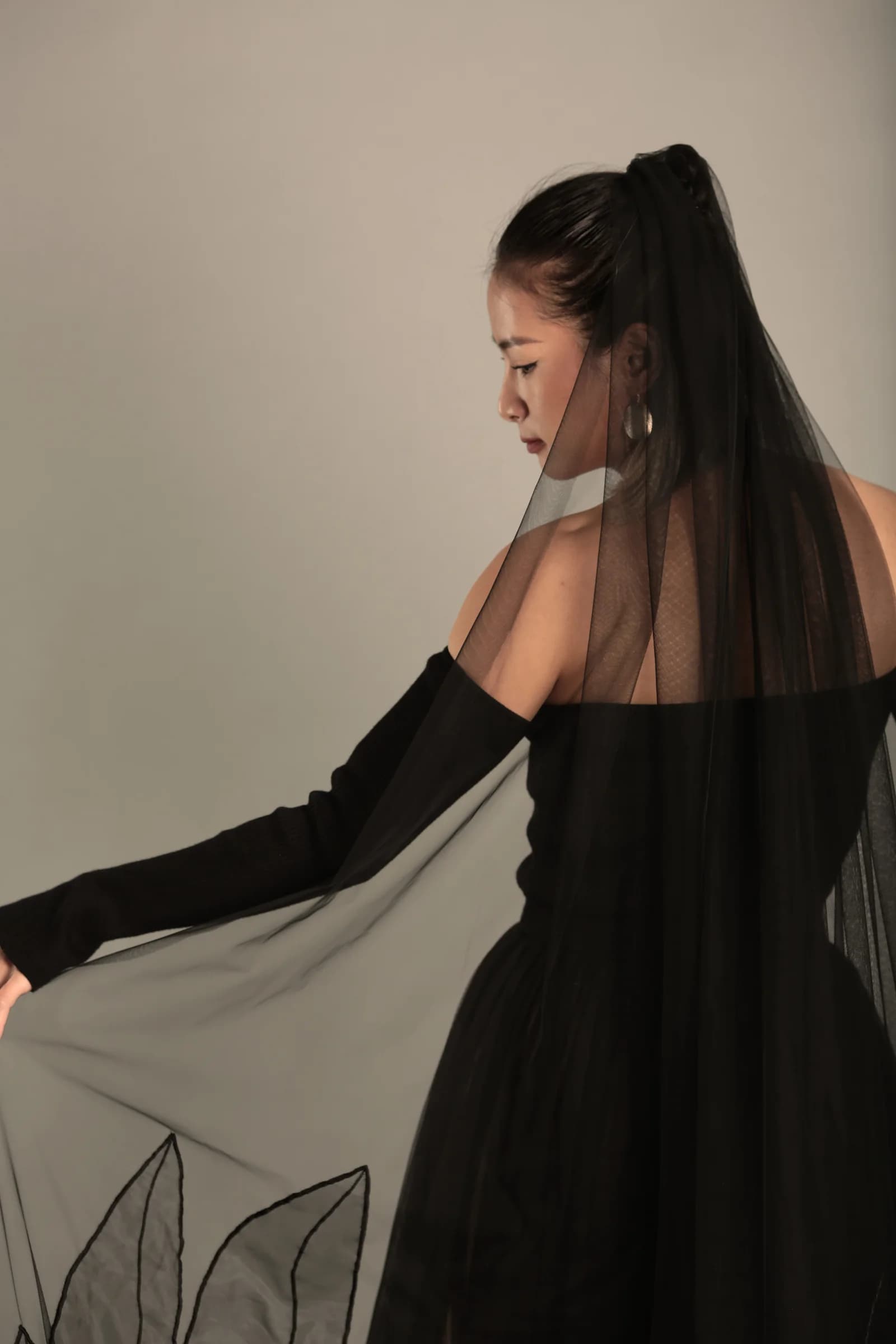 Audrey handcrafted wedding veil