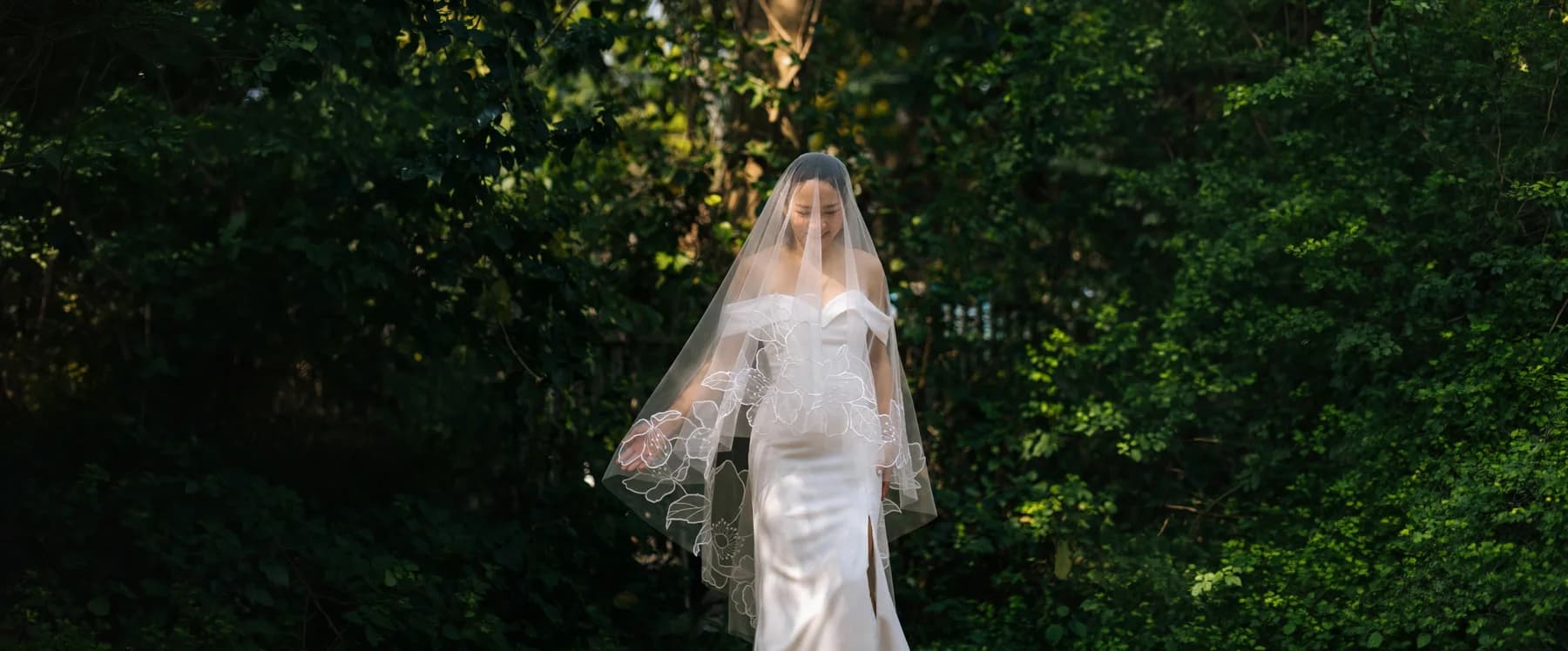 Bridgett handcrafted wedding veil