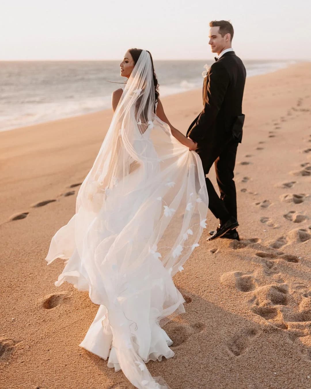 Kayla handcrafted wedding veil