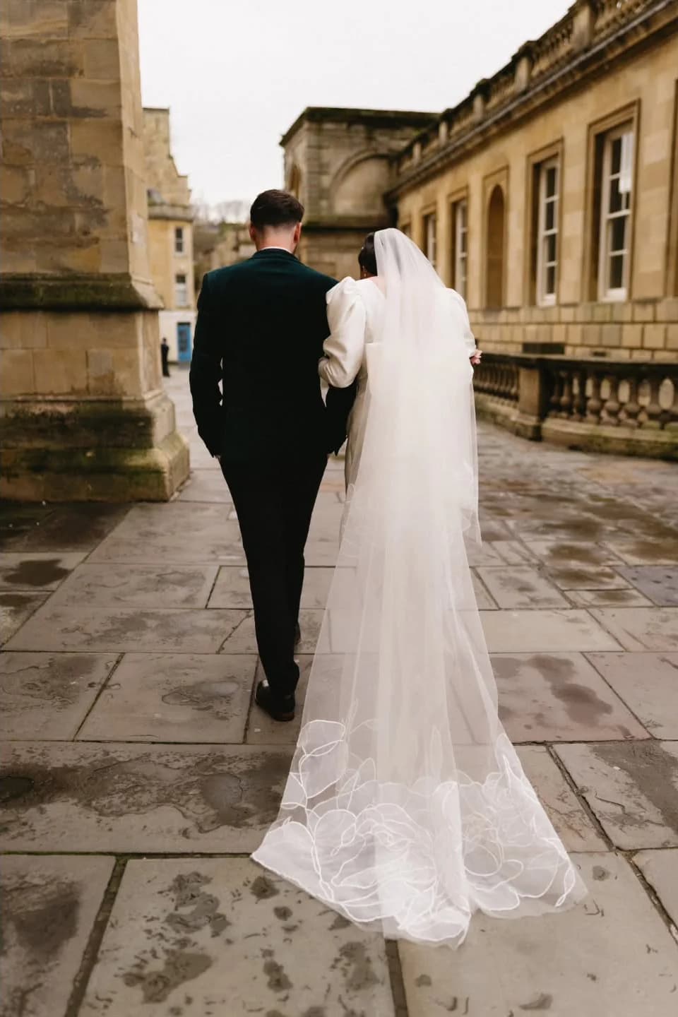 Adele Mildon · Bristol, UK wearing the Tara Bridal Rosie Chapel veil